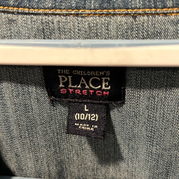 Children’s Place Jean Sweater Sleeve Jacket - Picture 9 of 12